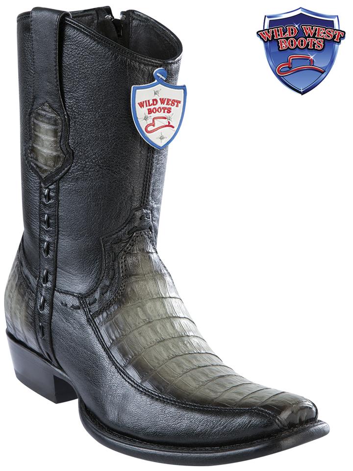 MEN'S WILD WEST BOOTS 279BF8238 CAIMAN BELLY / DEER DUBAI SHORT BOOT ...