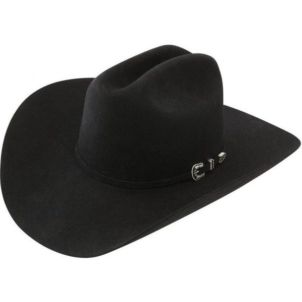 6x Stetson Skyline Fur Felt Cowboy Hat Black | Rugged Cowboy