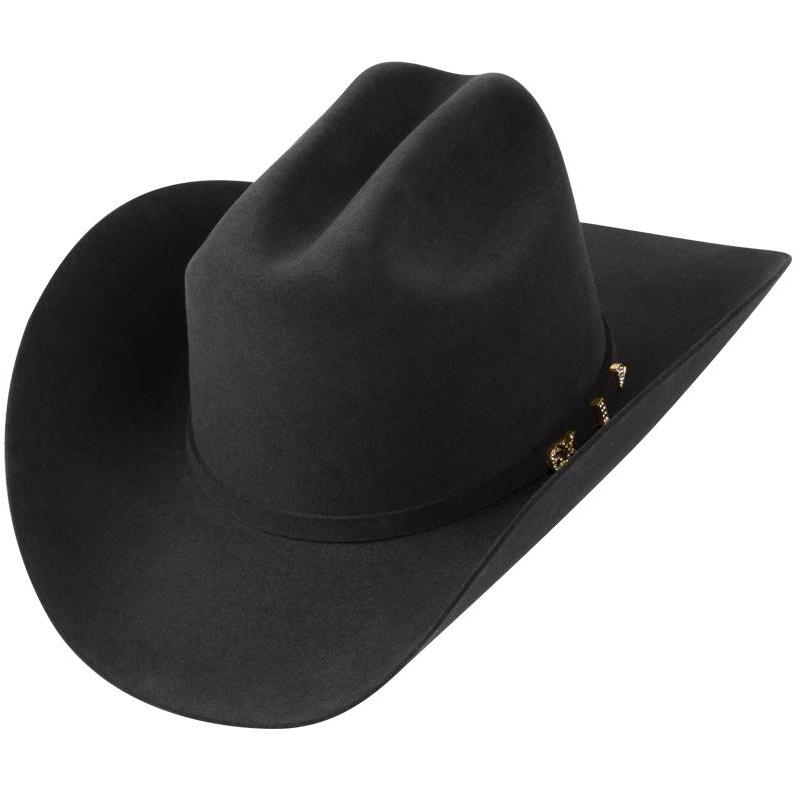 6x Serratelli Amapola Beaver Felt Cowboy Hat Charcoal | Rugged Cowboy