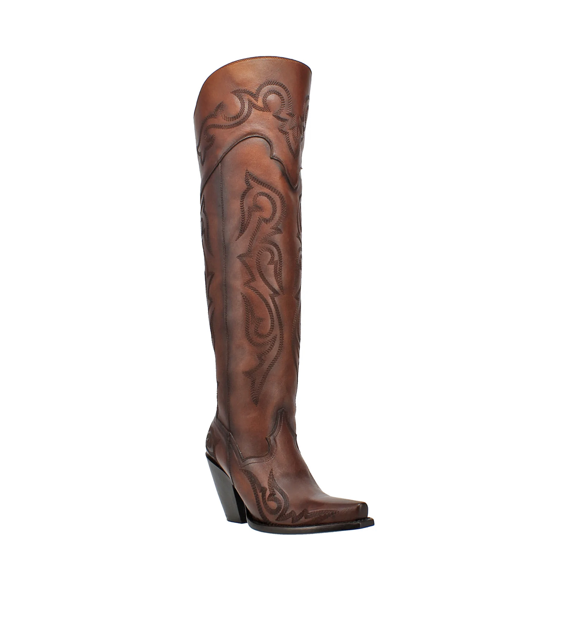 Women's Dan Post Seductress Leather Boot Chesnut | Rugged Cowboy
