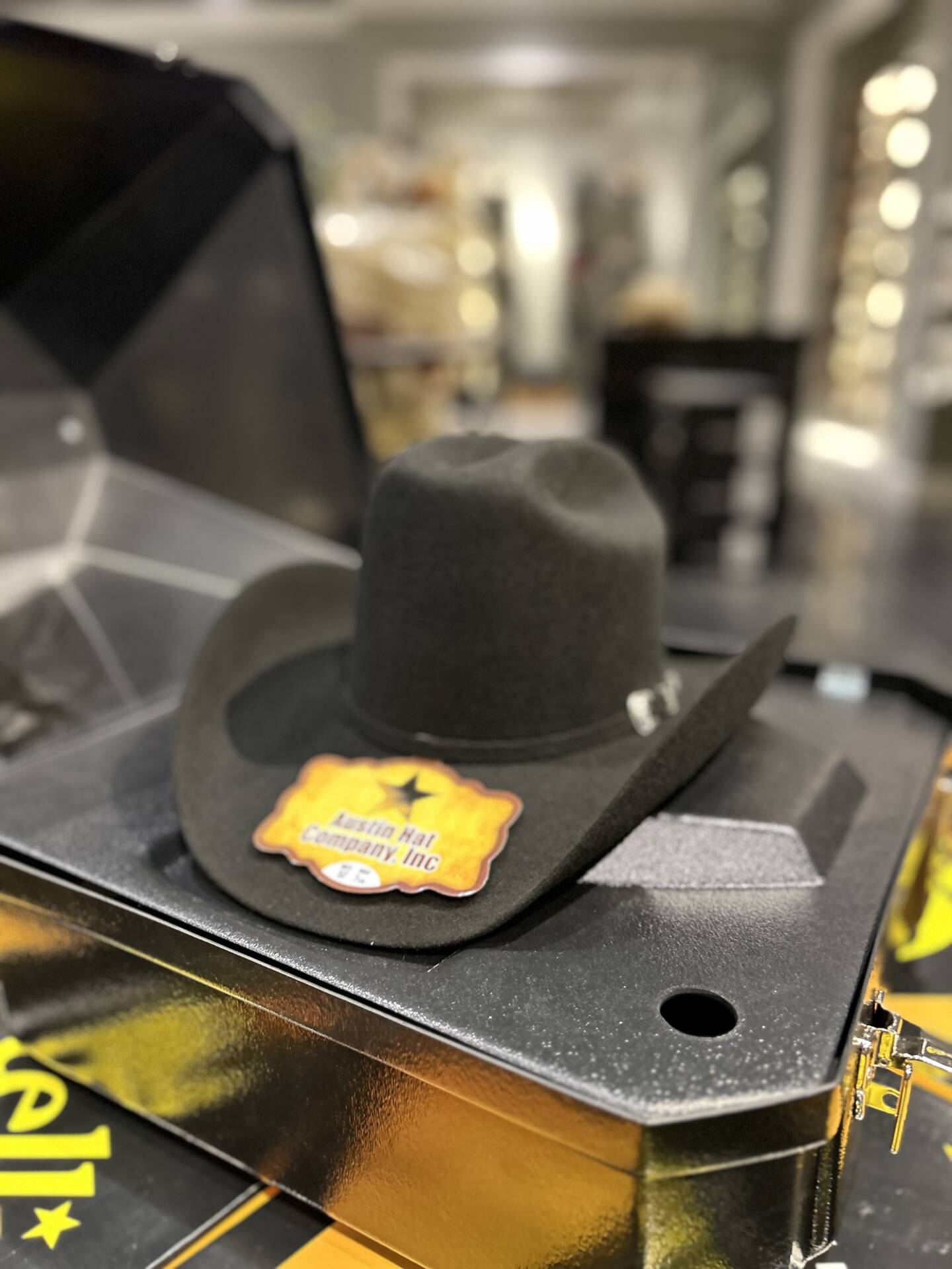 Austin 4x Rancher Black Felt Hat | Rugged Cowboy