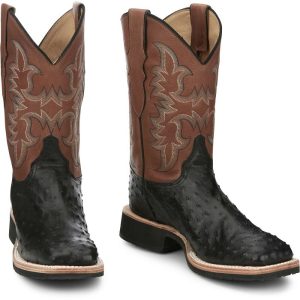 Photo of a pair of Justin Drover Men's Western Boots.