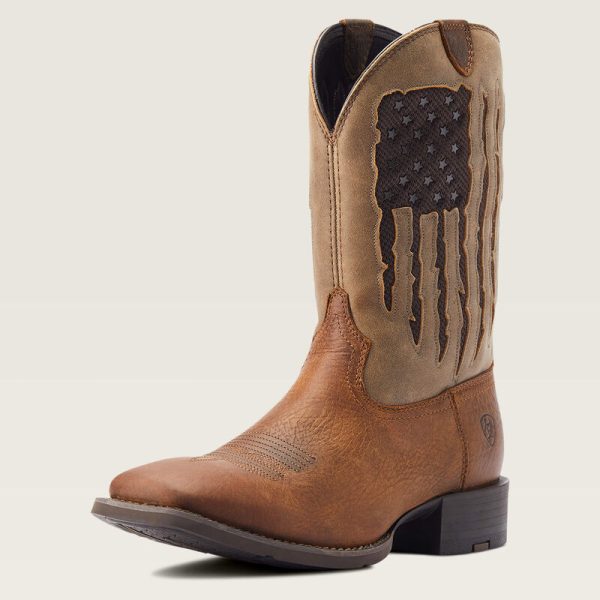 Ariat Sport My Country Ventek Western Boot. Photo of the boot.
