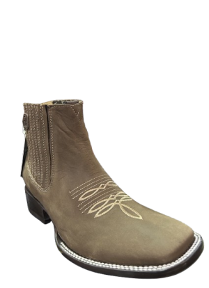 D&A Tabaco Nobuck Botin SUELA ROJA