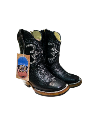 BootsMZ Kids boot Cuello Toro Negro
