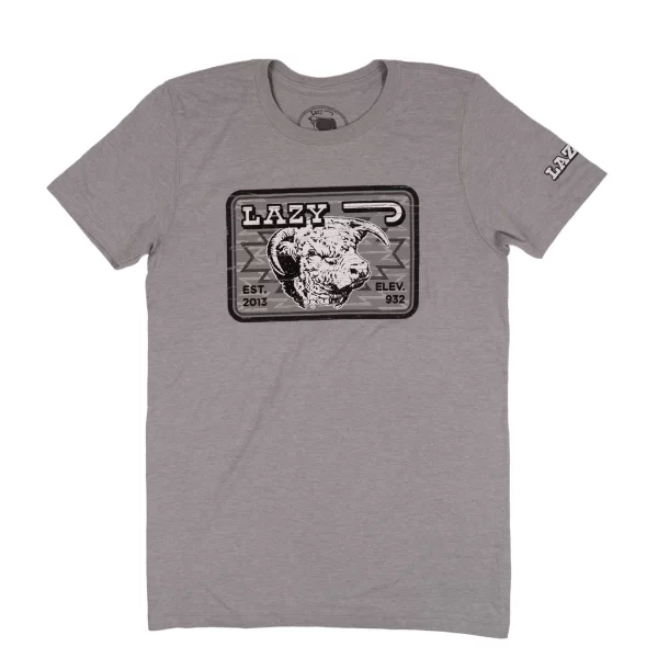 Lazy J Ranch Cowpoke Short Sleeve T-Shirt - Grey