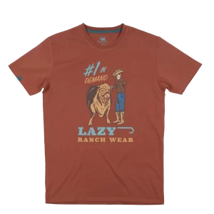 Lazy J Ranch Adobe Demand Short Sleeve T-Shirt - Rust
