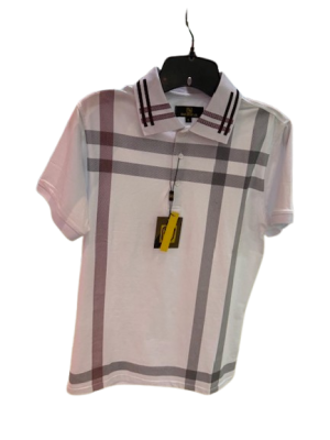 D&A Polo White/Red