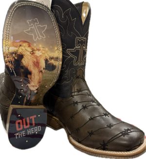 TIN HAUL MEN'S KEEP OUT WESTERN BOOTS